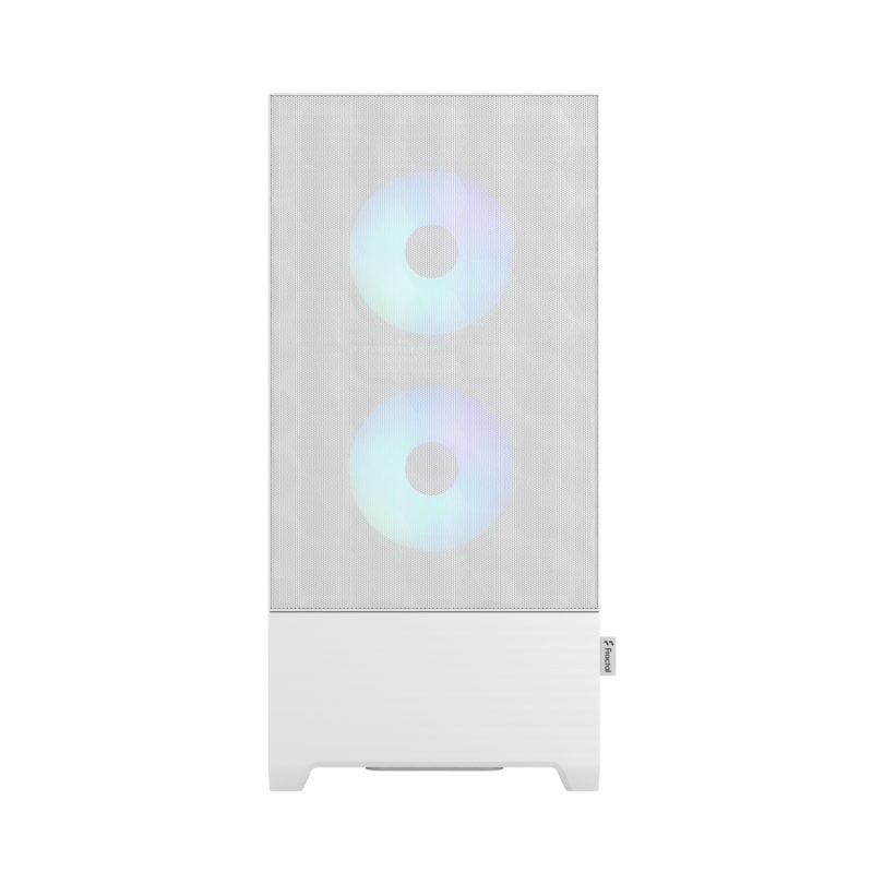 ゲーミングPC Fractal Design Pop Air RGB TG White 正面画像ビュー